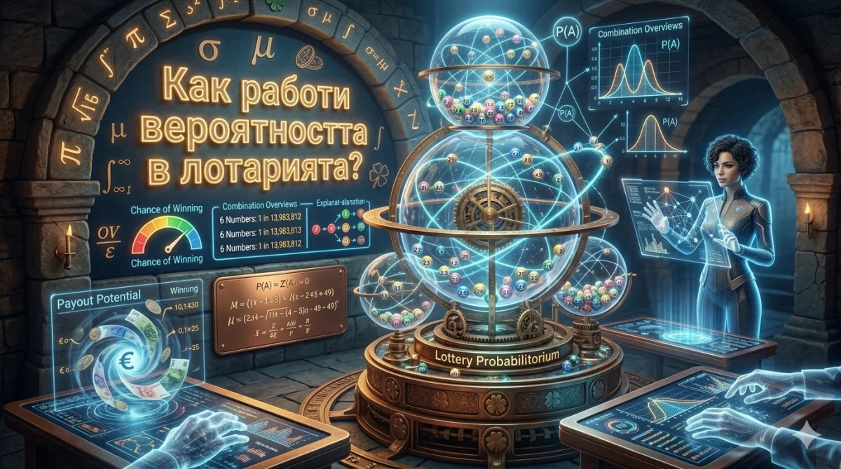 Как работи вероятността в лотарията?
